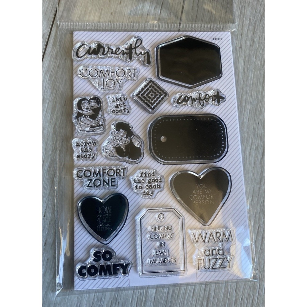 Ali Edwards Story Stamps Comfort Document Life Journaling Scrapbooking Clear New